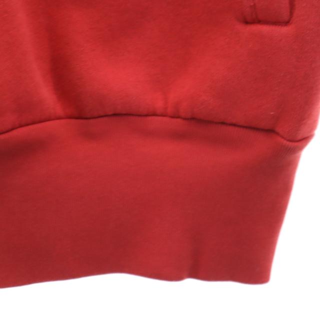 BALENCIAGA バレンシアガ 18AW ポルトガル製 長袖 ロゴプリント パーカー XS レッド WFP 裏起毛 メンズ_4