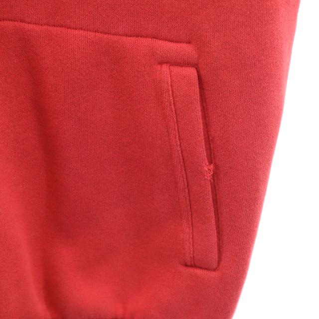 BALENCIAGA バレンシアガ 18AW ポルトガル製 長袖 ロゴプリント パーカー XS レッド WFP 裏起毛 メンズ_6