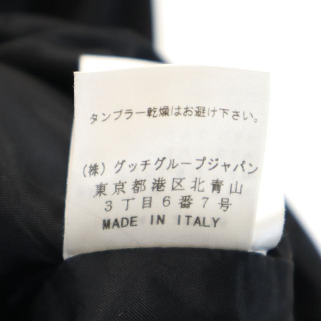 GUCCI グッチ イタリア製 テーラードジャケット 38 ブラック レディース_7