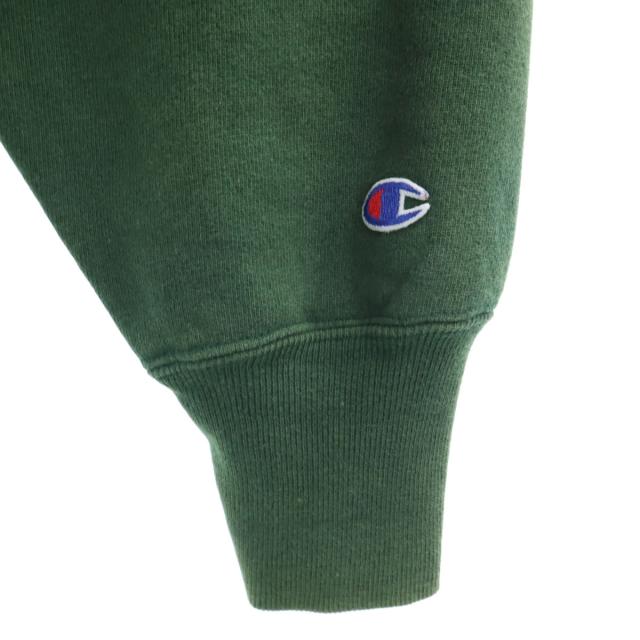 Champion チャンピオン 90s オールド USA製 刺繍タグ オハイオ大学 長袖 リバースウィーブ スウェット XXL グリーン メンズ_2