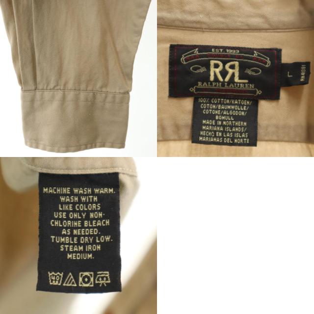 RRL ダブルアールエル 90s オールド 初期タグ 赤3星 長袖 コットン