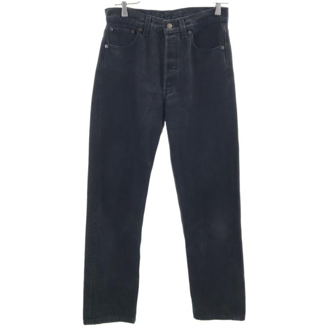 Levi’s リーバイス 90s 501 USA製 ストレートデニムパンツ W29 ブラック ジーンズ メンズ
