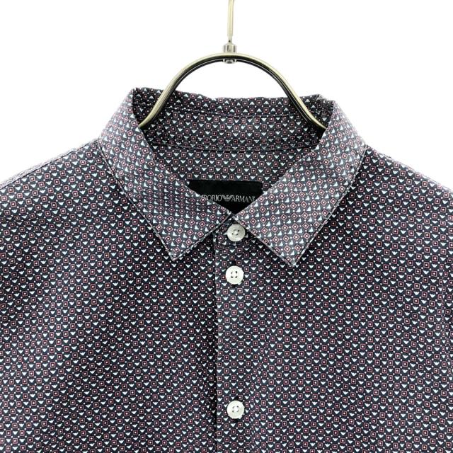 Emporio Armani エンポリオアルマーニ 総柄 長袖 シャツ