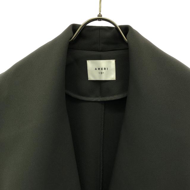 AMERI UNDRESSED アメリ ビッグカラーショルダー コート M グレー