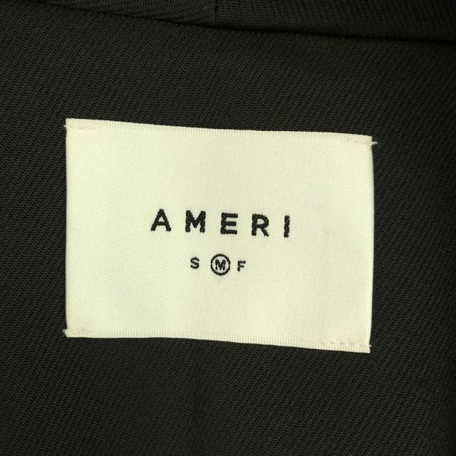 AMERI UNDRESSED アメリ ビッグカラーショルダー コート M グレー