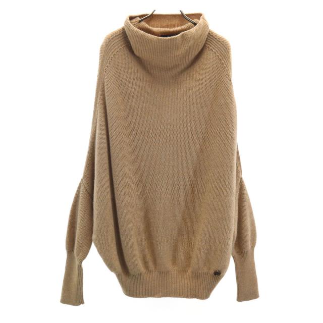 GUCCI グッチ イタリア製 ウールブレンド 長袖 モックネック セーター S ベージュ メンズ