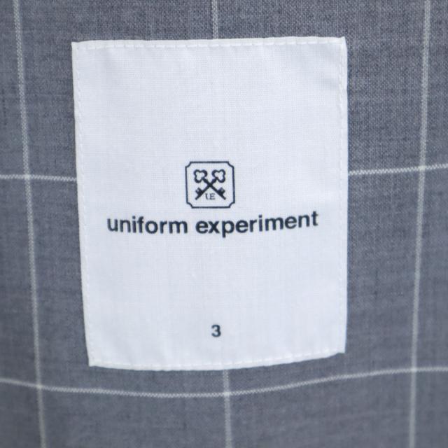 未使用 uniform experiment ユニフォームエクスペリメント 20SS ウィンドウペンチェック 3B テーラードジャケット ポケッタブル メンズ_7