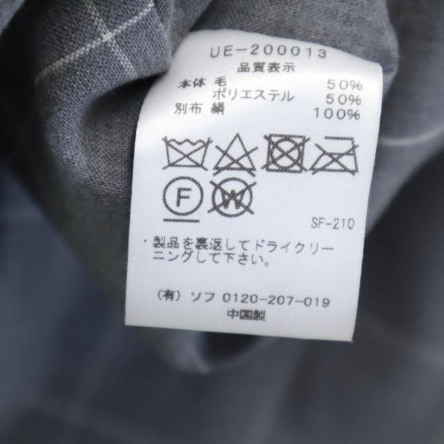 未使用 uniform experiment ユニフォームエクスペリメント 20SS ウィンドウペンチェック 3B テーラードジャケット ポケッタブル メンズ_8