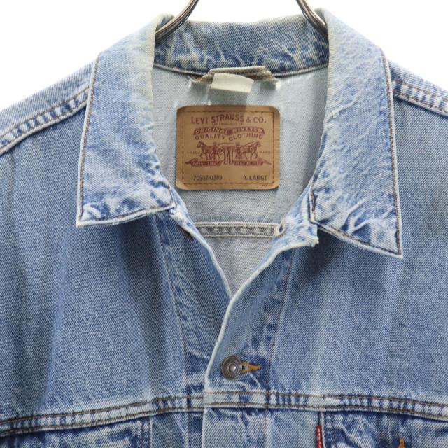 Levi’s リーバイス 90s 70507-0389 オールド デニムジャケット XL ウォッシュブルー ジージャン トラッカー メンズ_5