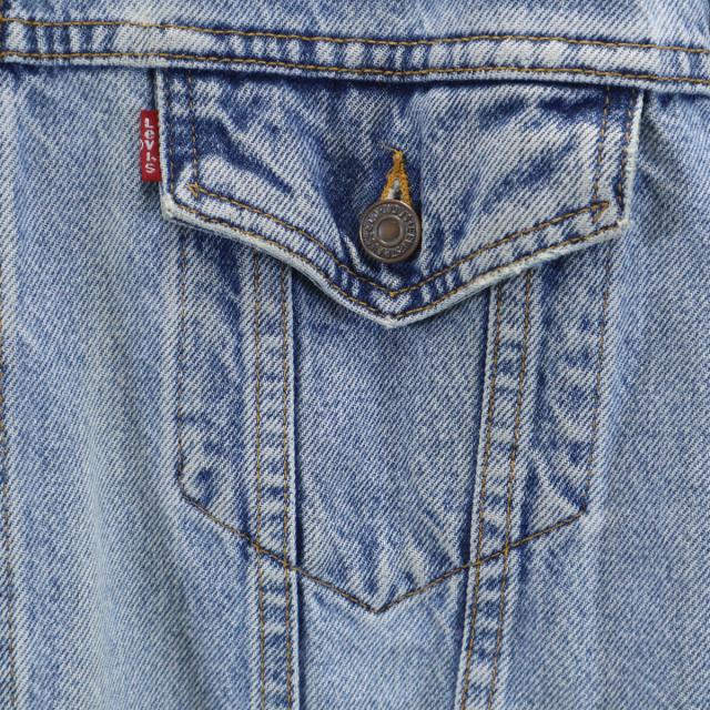 Levi’s リーバイス 90s 70507-0389 オールド デニムジャケット XL ウォッシュブルー ジージャン トラッカー メンズ_6