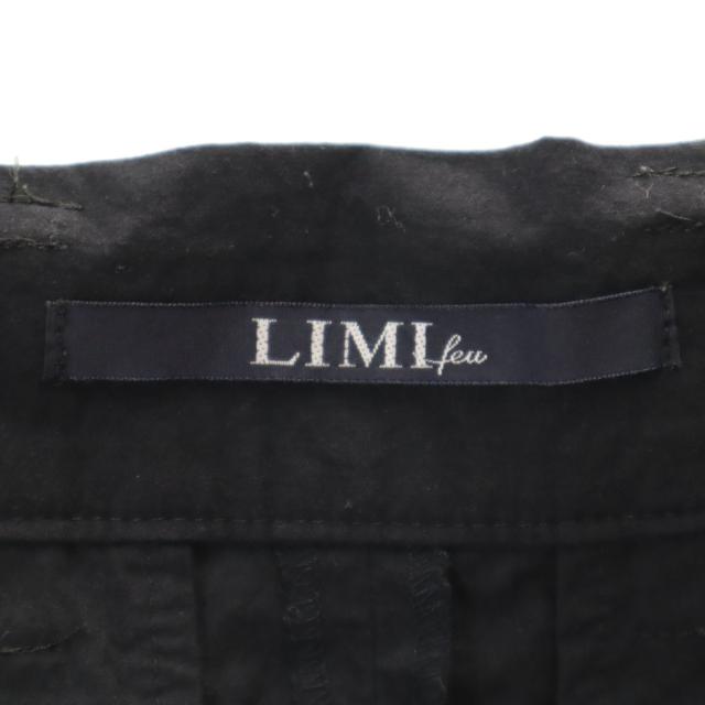 LIMI feu リミフゥ 日本製 サルエル テーパードパンツ S ブラック