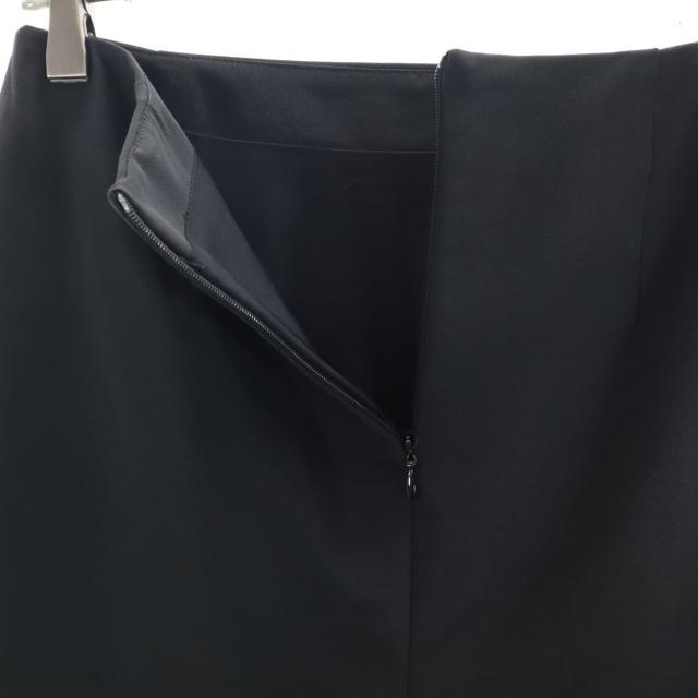 PRADA ブラック タイトスカート 38 PRADA プラダ イタリア製 ミディ丈 タイトスカート 38 ブラック