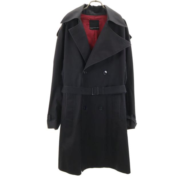 PRADA☆25SS ロゴポイント ループタイ 紐タイ BLACK PRADA☆25SS ロゴポイント ループタイ 紐タイ BLACK
