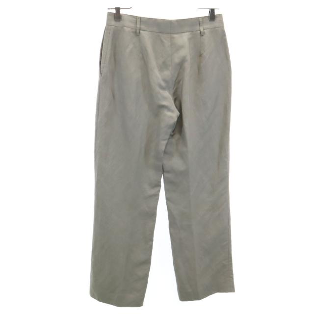 GIVENCHY ジバンシィ イタリア製 リネンブレンド スラックスパンツ 36 グレーブラウン系 レディース GIVENCHY ジバンシィ イタリア製 リネンブレンド スラックスパンツ 36