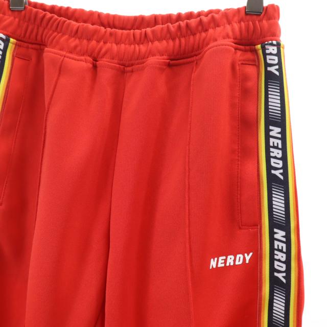NERDY ノルディ ジャージジャケット 上下セットアップ S 赤 メンズの