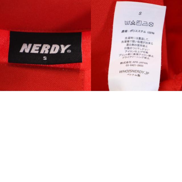 NERDY ノルディ ジャージジャケット 上下セットアップ S 赤 メンズの
