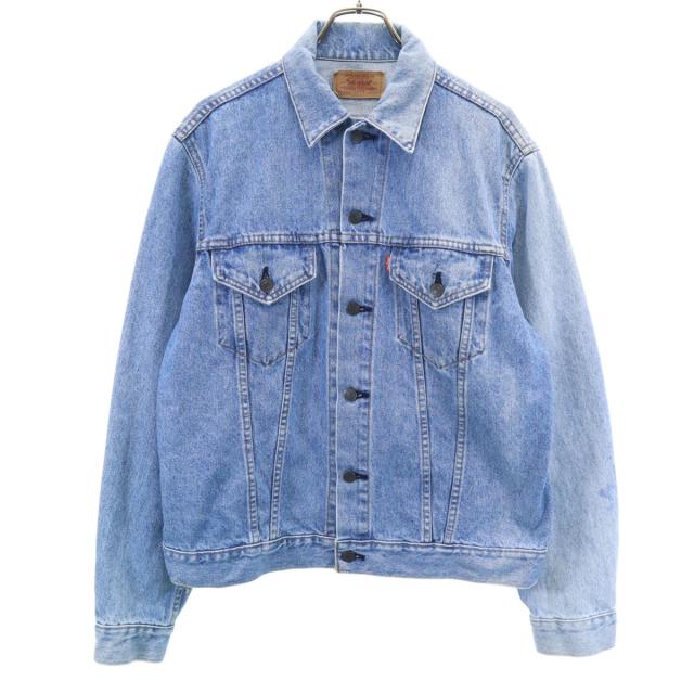 Levi’s リーバイス 90s 70505-0217 オールド 日本製 4thタイプ デニムジャケット 42 ウォッシュブルー Gジャン メンズ