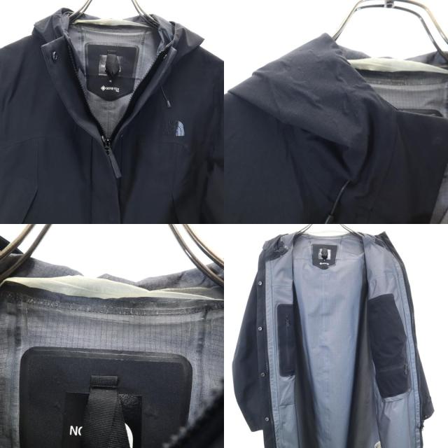 THE NORTH FACE ザノースフェイス GORE-TEX ナイロンジャケット M ブラック フーディー NPW61961 アウトドア レディース_8