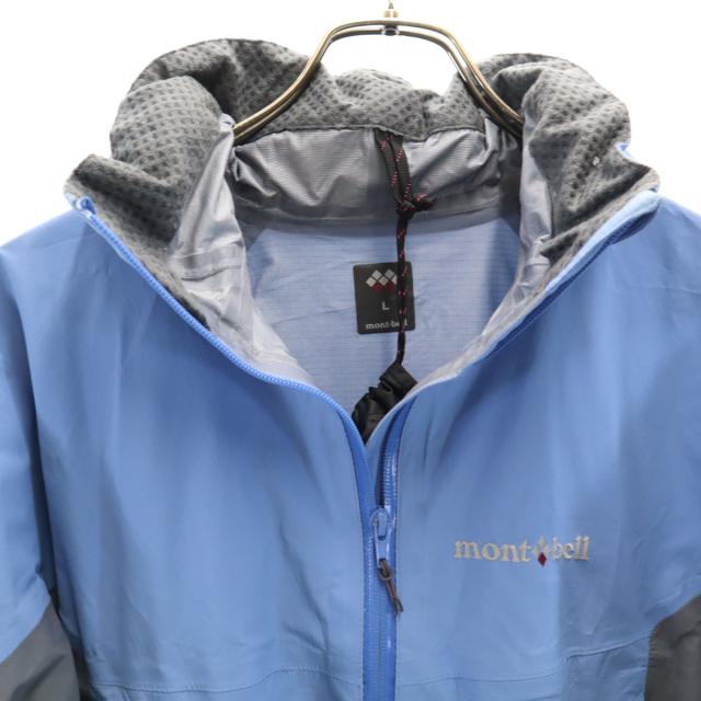 mont-bell モンベル レインジャケット L ブルー系 収納袋付き レディース_2