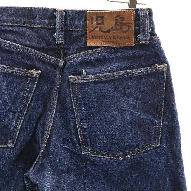 KOJIMA GENES OVER ALLS 児島ジーンズ ストレートデニムパンツ W30 インディゴブルー メンズ_2
