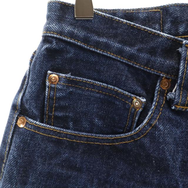 KOJIMA GENES OVER ALLS 児島ジーンズ ストレートデニムパンツ W30 インディゴブルー メンズ_3