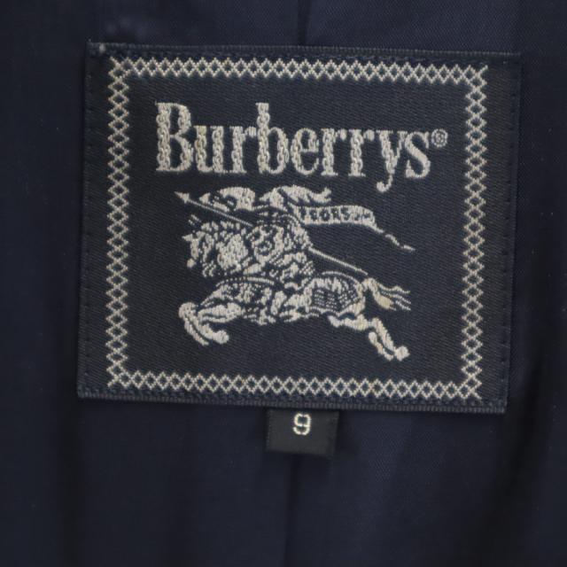Burberrys バーバリーズ 90s オールド 長袖 ワンピース 9AR ネイビー