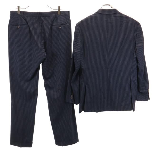 Polo by Ralph Lauren ポロバイラルフローレン イタリア製 ストライプ柄 スーツ 上下セットアップ 38S ネイビー メンズ_1