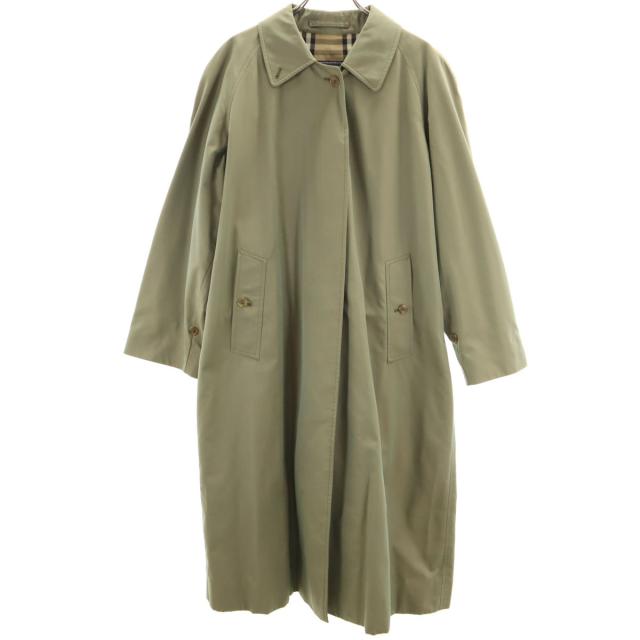 Burberry バーバリー ロングトレンチコート ノバチェック 玉虫　ベルト Burberry トレンチコート 玉虫色 ノバチェック ロング ベルト Aライン