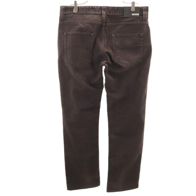 ARMANI COLLEZIONI アルマーニコレッツォーニ P15 スリム ストレートパンツ W33 ブラウン メンズ ARMANI COLLEZIONI アルマーニコレッツォーニ P15 スリム ストレート