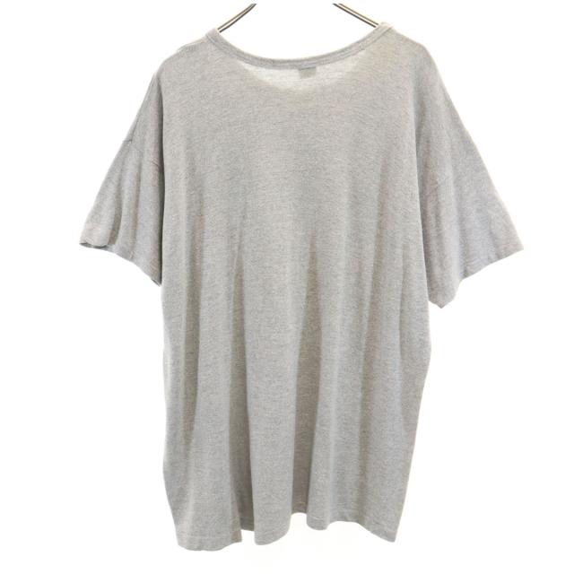 Champion チャンピオン 70s ヴィンテージ USA製 バータグ後期 88/12 半袖 シングルステッチ 染み込みプリント Tシャツ XXL グレー メンズ_1