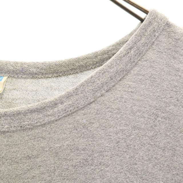 Champion チャンピオン 70s ヴィンテージ USA製 バータグ後期 88/12 半袖 シングルステッチ 染み込みプリント Tシャツ XXL グレー メンズ_2