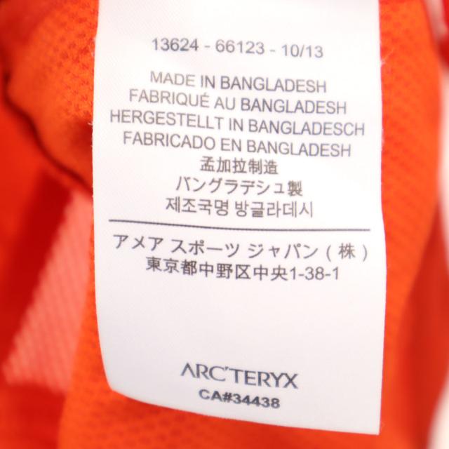 ARC’TERYX アークテリクス ナイロンジャケット M オレンジ フーディー アウトドア 13624-66123-10/13 メンズ_8