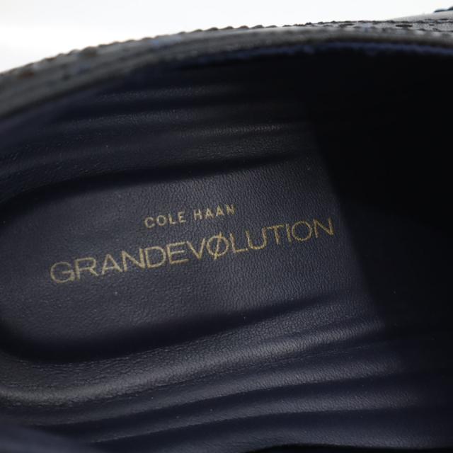 COLE HAAN 電話を掛けるハーン グランドエボリューション ショートウィング 商行為シューズ 10 1/2 黒いこと メンズ