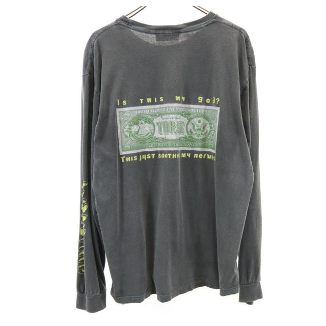 WIND AND SEA ウィンダンシー 長袖 両面プリント Tシャツ L グレー ロンT ×KOICHIRO TAKAGI メンズ_1