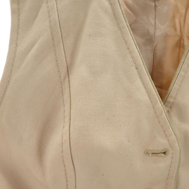 CELINE セリーヌ 80s フランス製 金ボタン ベスト ベージュ レディース_7