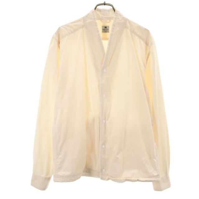 SASQUATCHfabrix. サスクワァッチファブリックス 日本製 長袖 Vネック カーディガン M ペールオレンジ メンズ