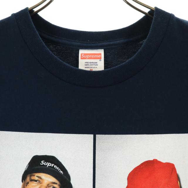 Supreme シュプリーム 12AW USA製 three six mafia 半袖 Tシャツ M ネイビー メンズ_5