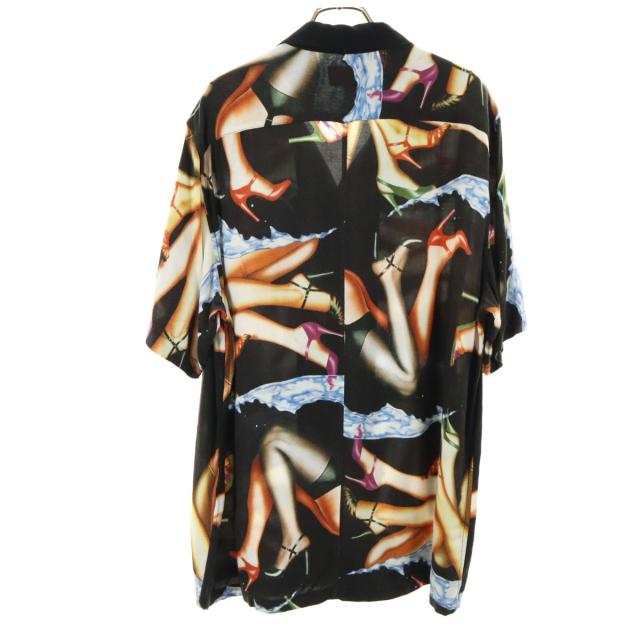 Supreme シュプリーム 15SS ヒール柄 半袖 オープンカラーシャツ L