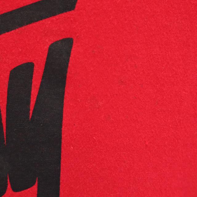 STUSSY ステューシー 90s オールド 紺タグ 半袖 Tシャツ M レッド メンズ_6