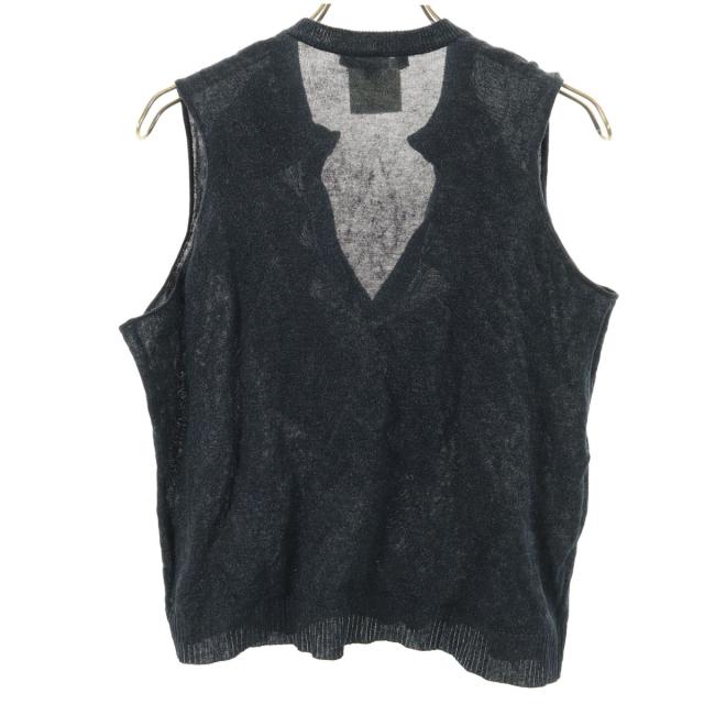 GIVENCHY ジバンシィ イタリア製 ノースリーブ フリル ニット S