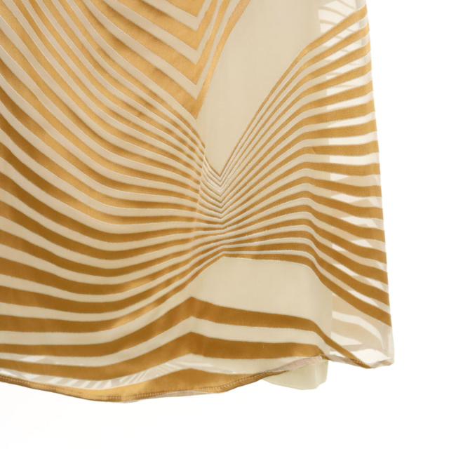 GIVENCHY ジバンシイ 90s シルクブレンド オールド 総柄 ノースリーブ ワンピース 40 ゴールド系 レディース GIVENCHY ジバンシイ 90s シルクブレンド オールド 総柄 ノースリーブ