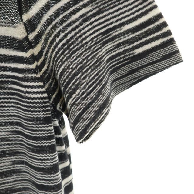 Missoni ミッソーニ イタリア製 総柄 半袖 ワンピース 40 黒系 レディース