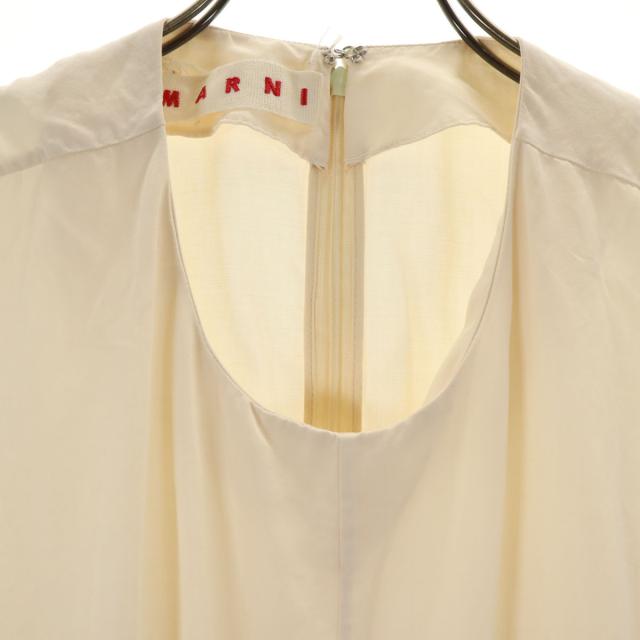 MARNI マルニ イタリア製 リネンブレンド ノースリーブ ワンピース 38 ベージュ系 レディース MARNI マルニ イタリア製 リネンブレンド ノースリーブ ワンピース 38