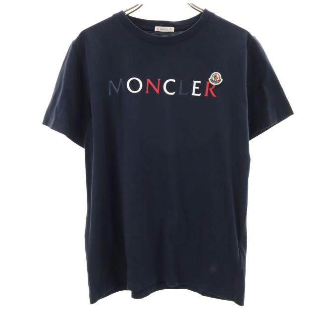 【新品】MONCLERモンクレール　Tシャツ　14A ネイビー モンクレール キッズ Tシャツ 半袖 MONCLER ブランド カットソー
