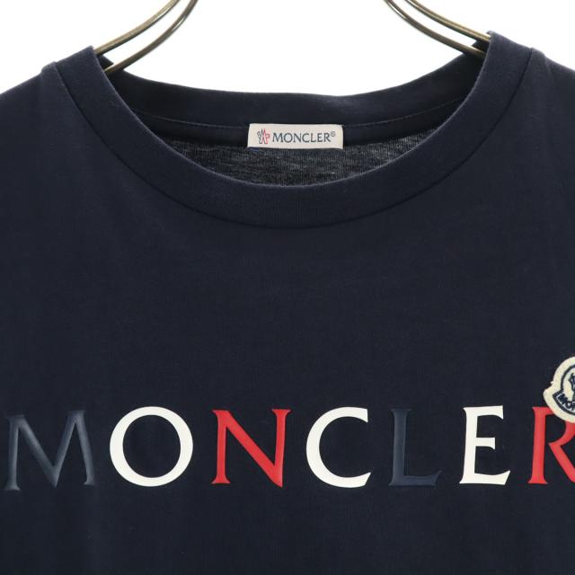 【新品】MONCLERモンクレール　Tシャツ　14A ネイビー モンクレール キッズ Tシャツ 半袖 MONCLER ブランド カットソー