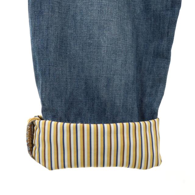 MARNI マルニ イタリア製 リネンブレンド クロップド デニムパンツ W25 