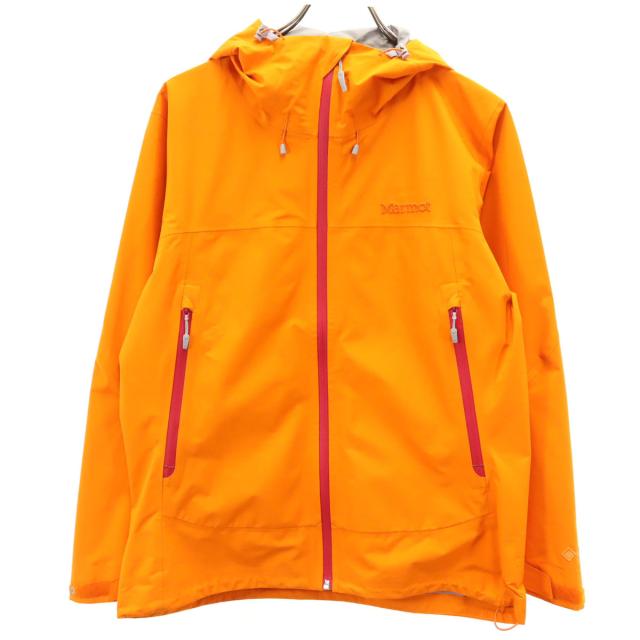 MARMOT マーモット レインジャケット L オレンジ アウトドア レディース