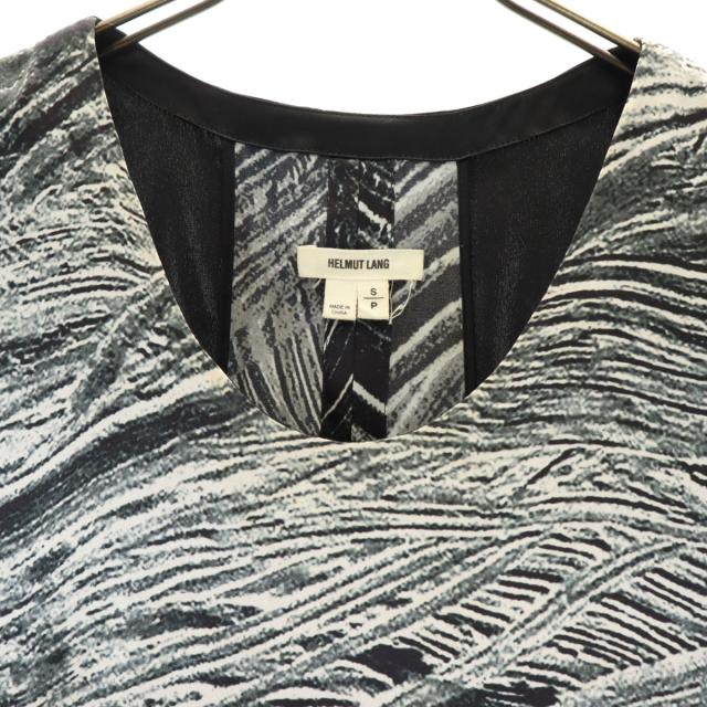 HELMUT LANG ヘルムートラング シルク 総柄 ノースリーブ