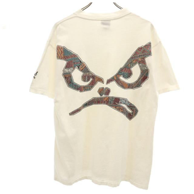 ONEITA オニータ 90s オールド バッドボーイ 半袖 Tシャツ L ホワイト POWER-T メンズ