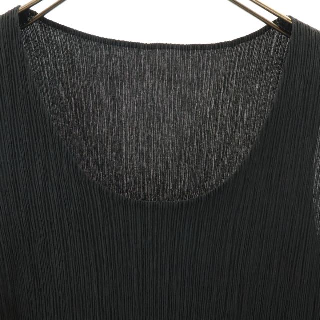 イッセイミヤケ 黒タンクトップ 入手困難］イッセイミヤケ